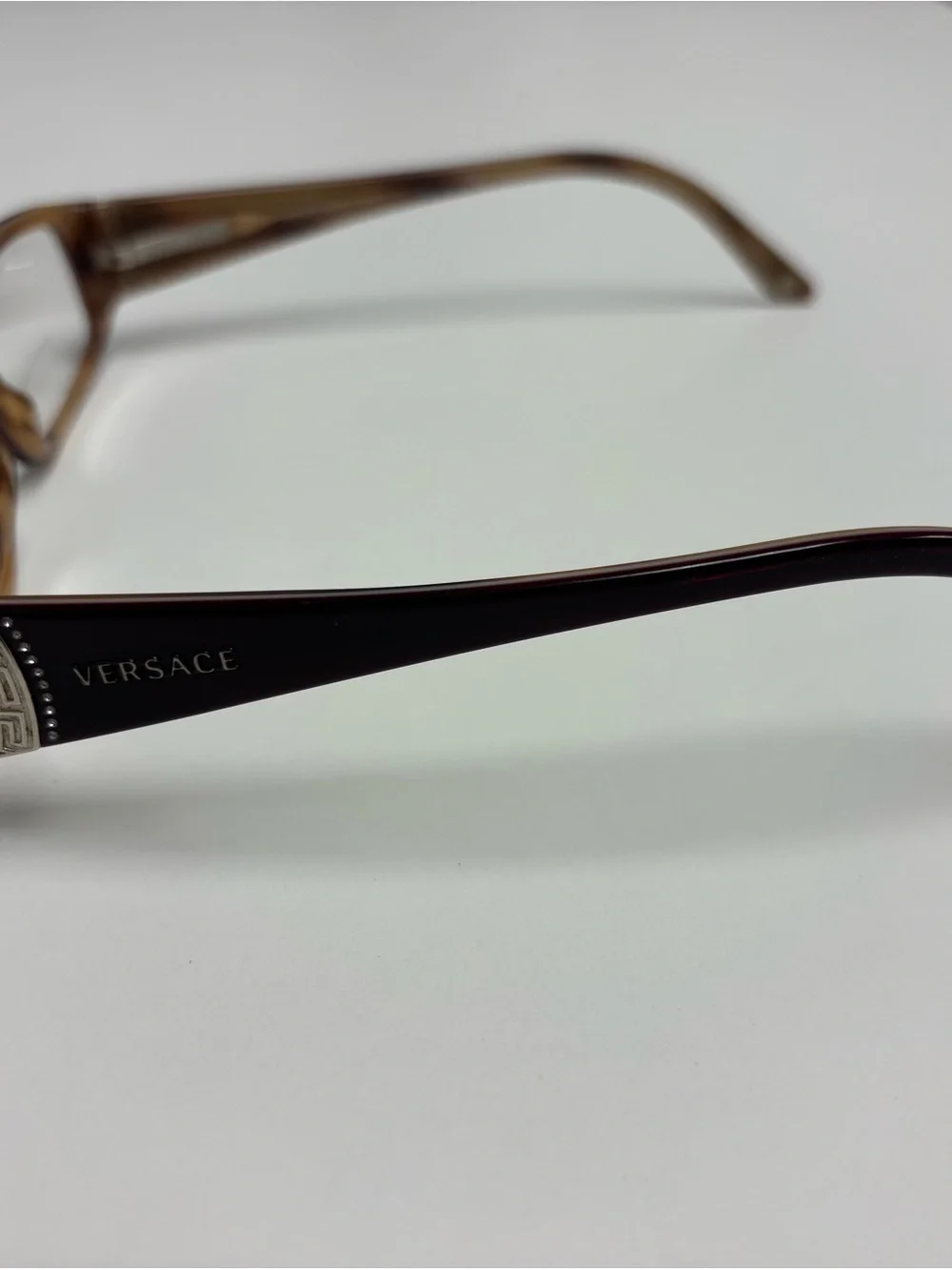 Versace Mod 3091-B Burgundy Rectangular Eyeglasses Frames